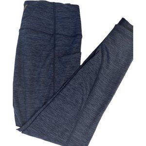 VICTORIA'S SECRET Total Knockout High-Rise Perforated Legging Navy Heather‎ Size
